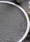 উচ্চ শক্তির গোলাকার অ্যালুমিনিয়াম পিজা স্ক্রীন মেশ বেকিং ট্রে জাল 6 ইঞ্চি 22 ইঞ্চি